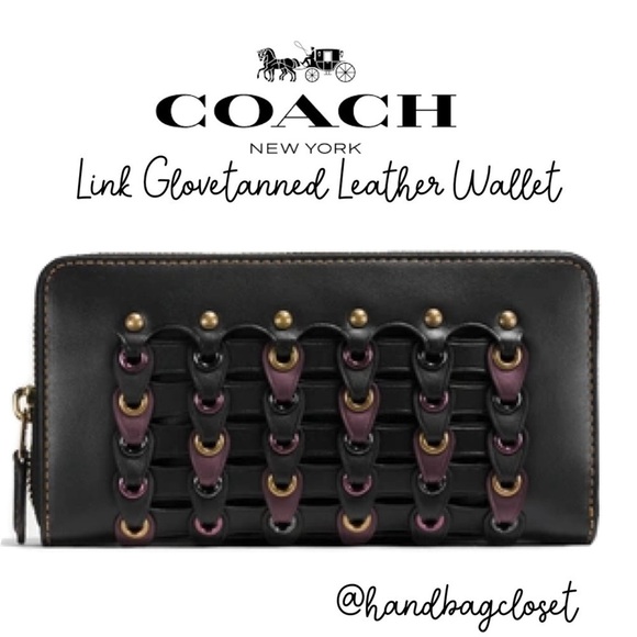 Coach Glovetanned Link 1941 Leather Wallet Rare - Picture 1 of 12